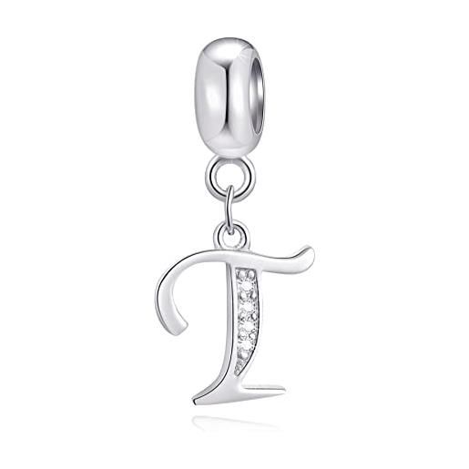 Collana Coppia Cuore Diviso GDG - Acciaio Inox 304 Con Iniziale Incisa