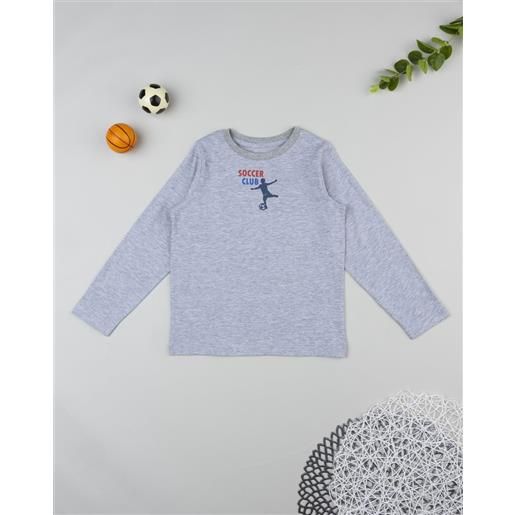 Prénatal t-shirt bambino grigia soccer