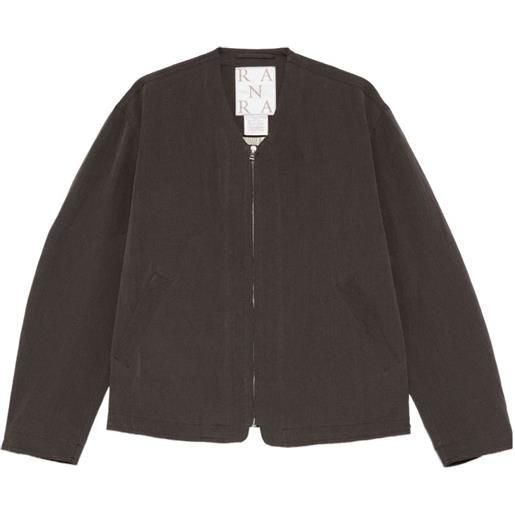 RANRA giacca con zip - marrone