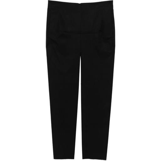 Rick Owens gonna con spacco - nero