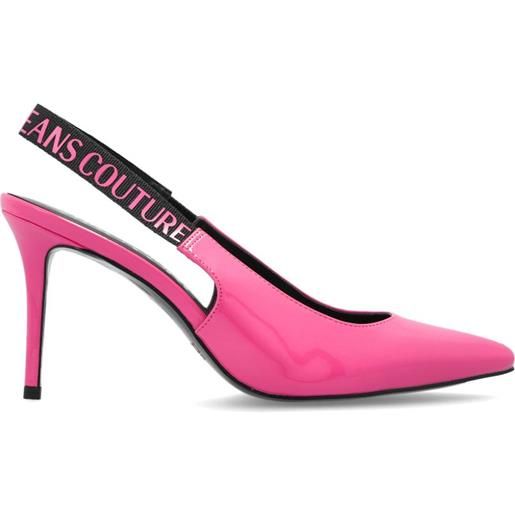 Versace Jeans Couture pumps con logo - rosa