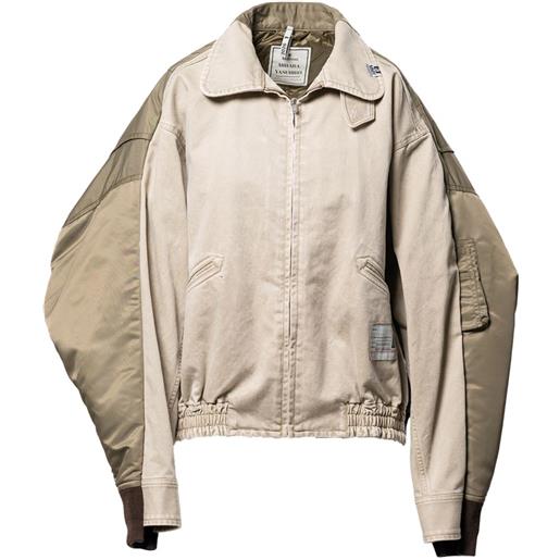 Maison MIHARA YASUHIRO giacca con zip - toni neutri