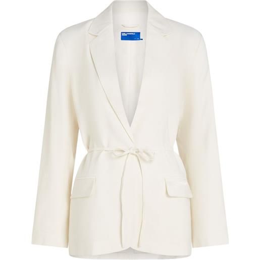 Karl Lagerfeld Jeans blazer con cintura - toni neutri