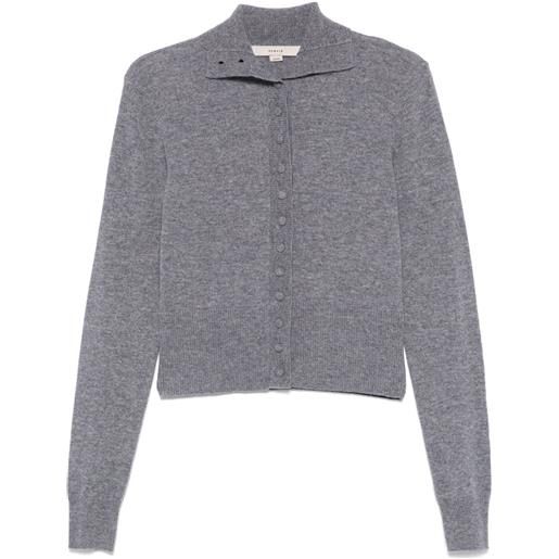 REMAIN cardigan a collo alto - grigio