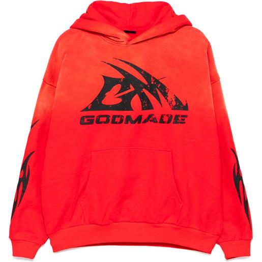 GODMADE felpa con cappuccio - rosso