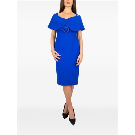Allure abito con decorazione - blu