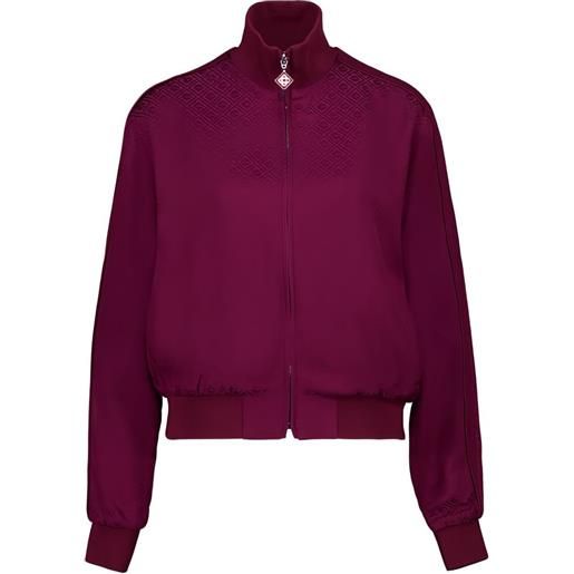 Casablanca felpa con monogramma - rosso