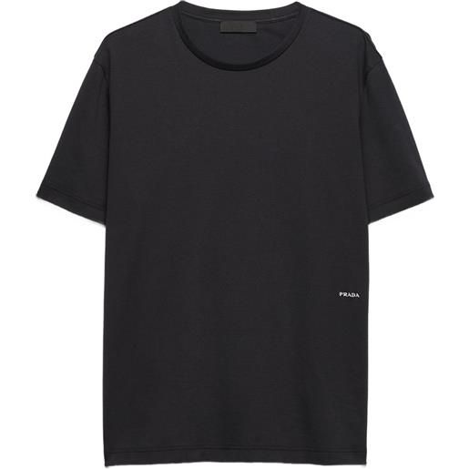 Prada t-shirt con logo - nero