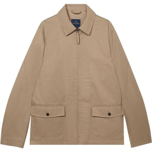Brooks Brothers giacca con colletto stile camicia - toni neutri