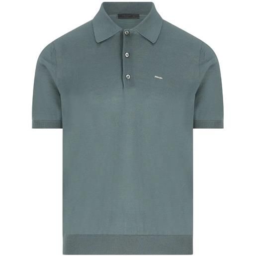 Prada superfine wool polo shirt
