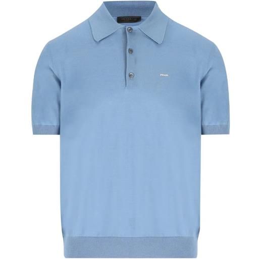 Prada superfine wool polo shirt