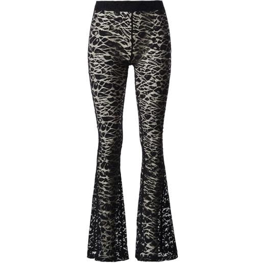 Mia Peculiar pantaloni in pizzo - nero