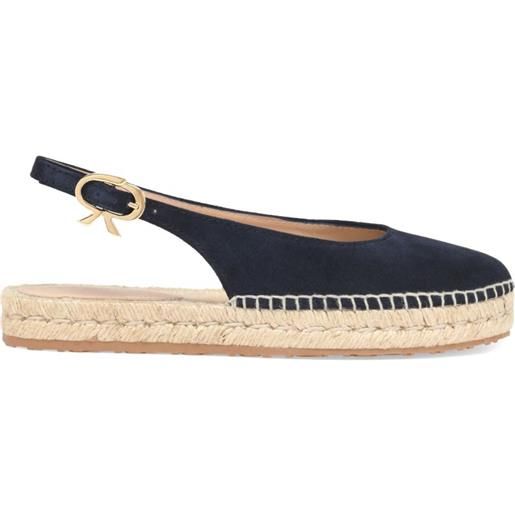 Gianvito Rossi espadrilles paz con fibbia - blu