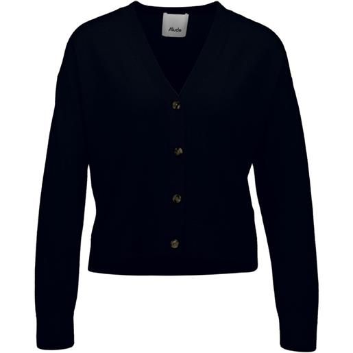 Allude cardigan in maglia con bottoni - blu