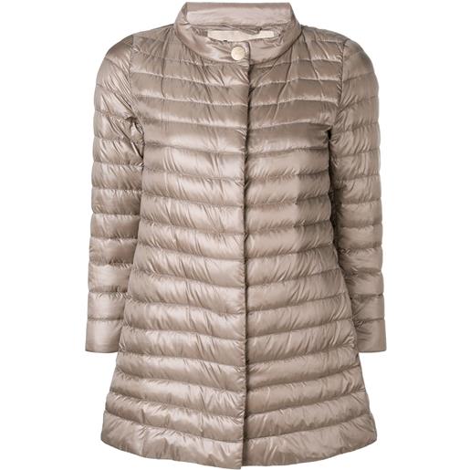Herno cappotto trapuntato - grigio