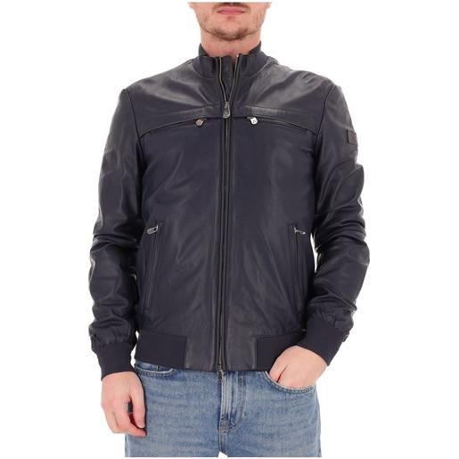 Peuterey giacca in pelle sands leather pe 07