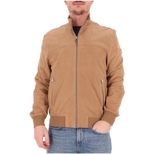 Peuterey giacca in suede sands suede pe08