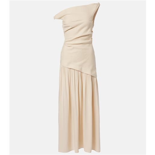 Faithfull abito lungo asimmetrico roma in lino