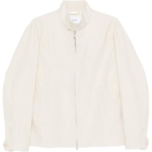 Lardini giacca con zip - toni neutri