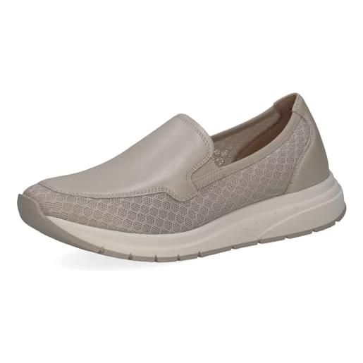 CAPRICE sneaker basse da donna, bianco (offwhite comb), 40 eu