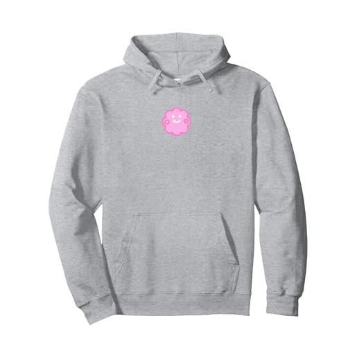 rockandfiocc chebeneches a rosa felpa con cappuccio, unisex per adulti, blu polveroso, s