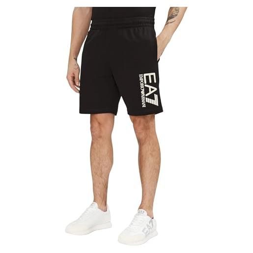 EA7 emporio armani bermuda uomo visibility in cotone 7m000232af13512 8059797084603 - nero beige xxl