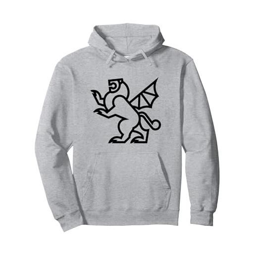 CITADEL cittadella - logo manticore felpa con cappuccio, unisex per adulti, blu reale, xxl