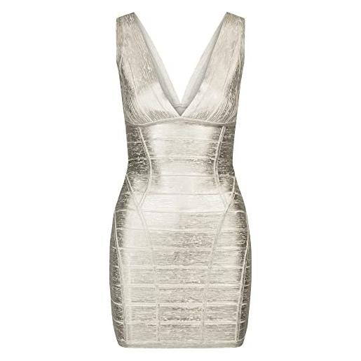 ApartFashion abito vestito, argento, 42 donna