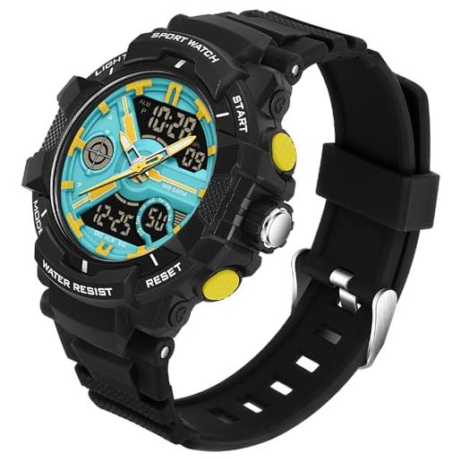 findtime Orologi per uomo e ragazzo, analogico, digitale, al