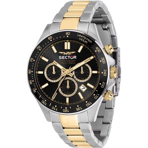 Sekonda Color Pop Orologio Uomo Al Quarzo 44 Mm – Cassa E Bracciale Bicolore Oro E Acciaio