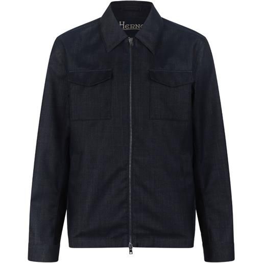 Herno giacca con zip - blu