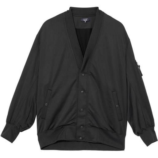 Comme des Garçons Homme giacca con scollo a v - nero