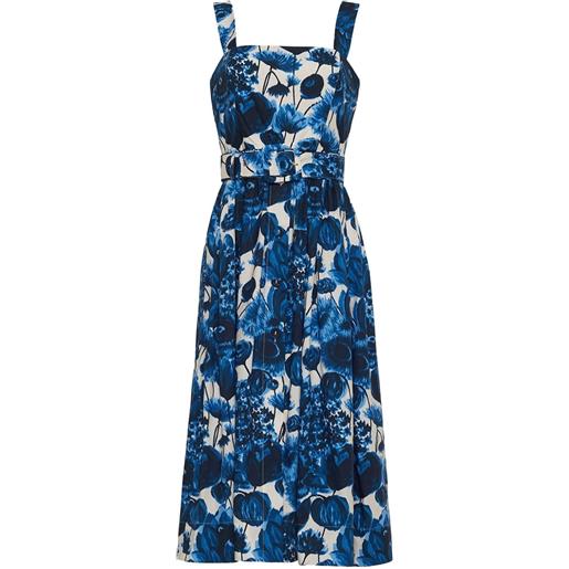 Cara Cara abito midi candace - blu