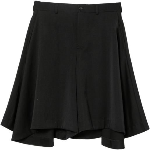Comme des Garçons Homme Plus shorts a doppio strato - nero