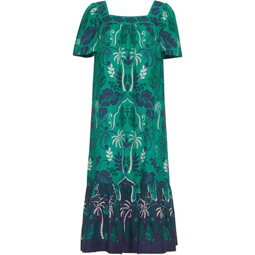 Cara Cara abito midi chani - verde