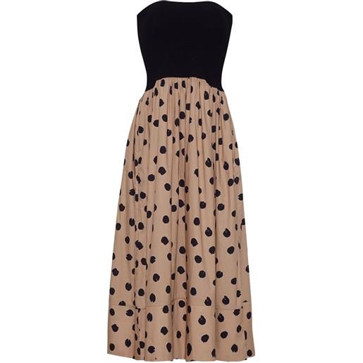 Cara Cara abito cynthia senza spalline - toni neutri