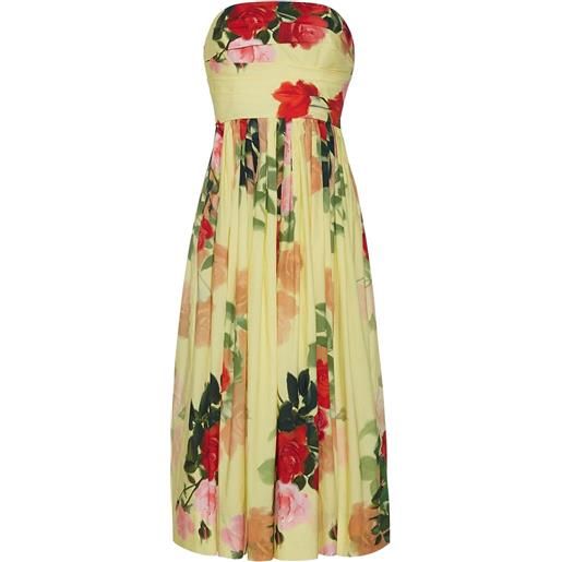 Cara Cara abito midi daria - giallo