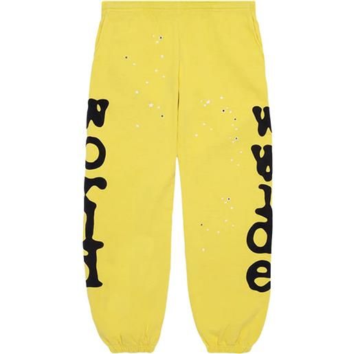 SP5DER pantaloni sportivi beluga - giallo