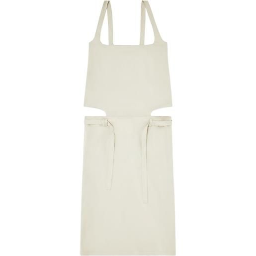 Diesel abito midi d-sana con scollo quadrato - toni neutri