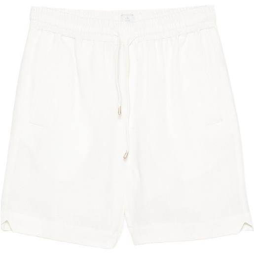 Eleventy shorts con coulisse - bianco