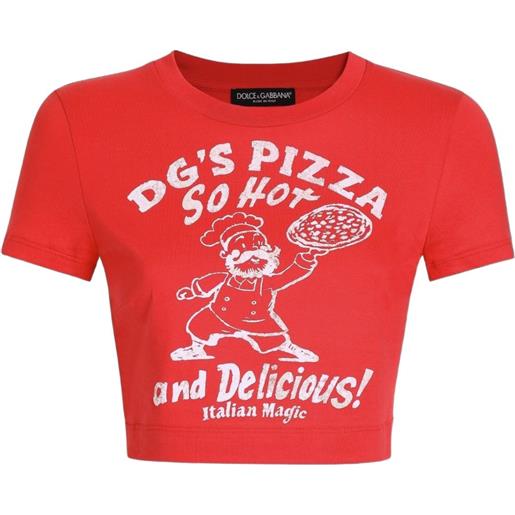 Dolce & Gabbana t-shirt con grafica - rosso