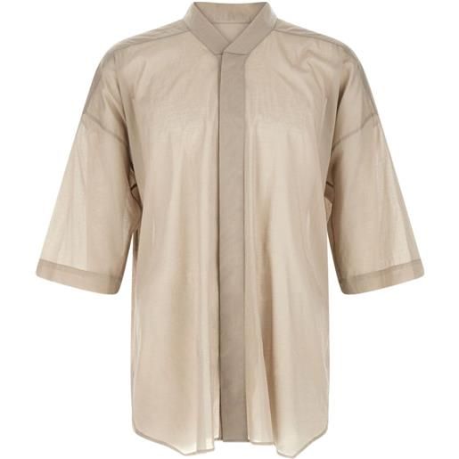 Rick Owens camicia faun - toni neutri