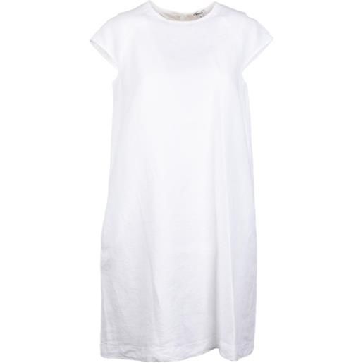 ASPESI abito girocollo corto - bianco