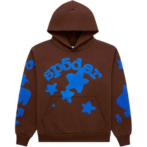 SP5DER felpa beluga con cappuccio - marrone