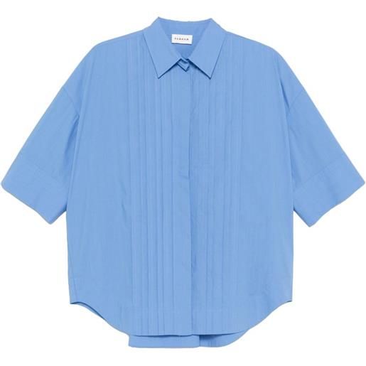 P.A.R.O.S.H. camicia plissettata - blu