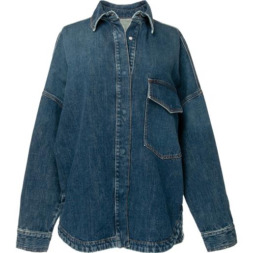 NINE IN THE MORNING rosa overshirt w/pocket ros21