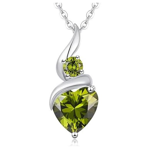 Engelsrufer ER 20 BLOOM S ZIM   Ciondolo a forma di albero della vita con zirconi e sfera sonora, 25,5mm, Argento sterling argento Sterling 925SI/RHO, Zirconia cubica
