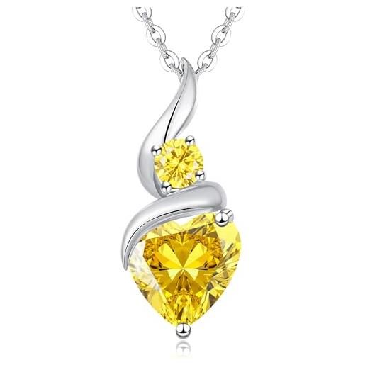 14k oro giallo lucido Lucky Horse Shoe ciondolo collana, 45,7 cm