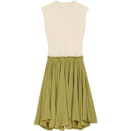 AMI Paris abito midi smanicato - verde