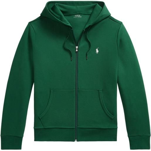 Polo Ralph Lauren felpa con cappuccio e zip - verde